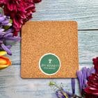 BUNTY THE BARN OWL  LUXURY CORK COASTER