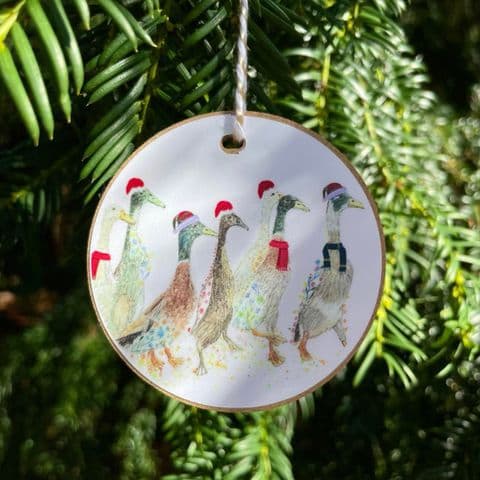CHRISTMAS DUCKS DECORATION