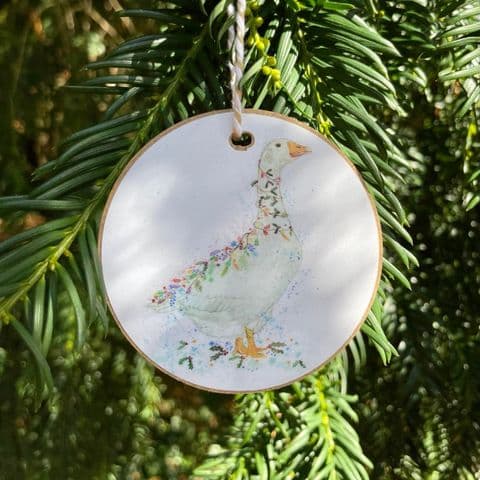 CHRISTMAS GEESE DECORATION