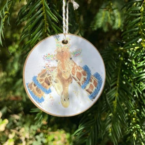 CHRISTMAS GIRAFFES DECORATIONS