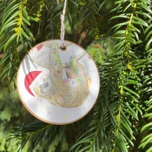CHRISTMAS SLOTH DECORATION