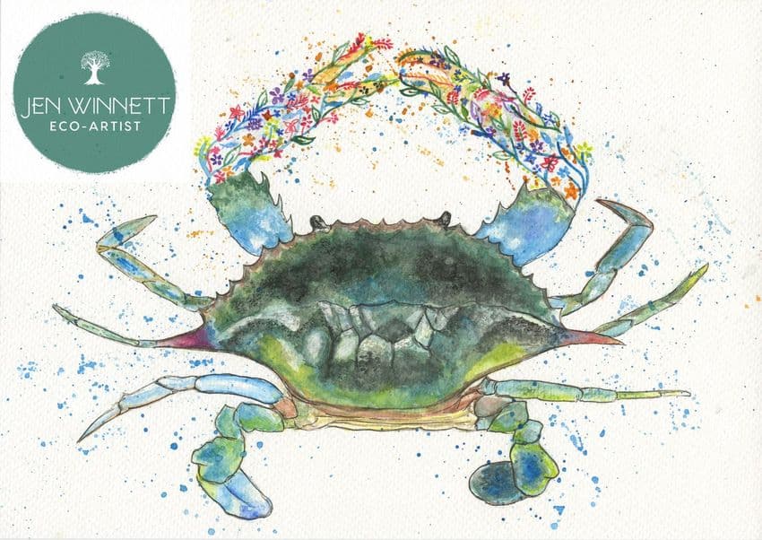 CLAUDE THE CRAB - SIGNED PRINT