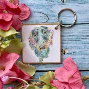 DACHSHUND ECO KEYRING
