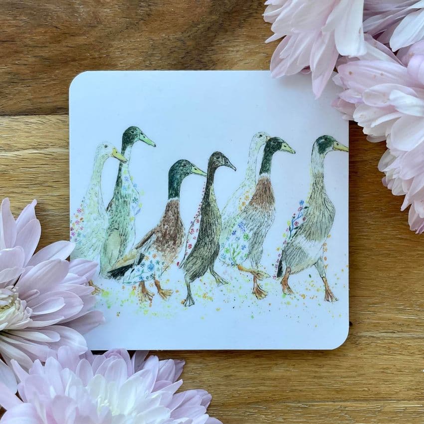 DUCKS LUXURY CORK COASTER