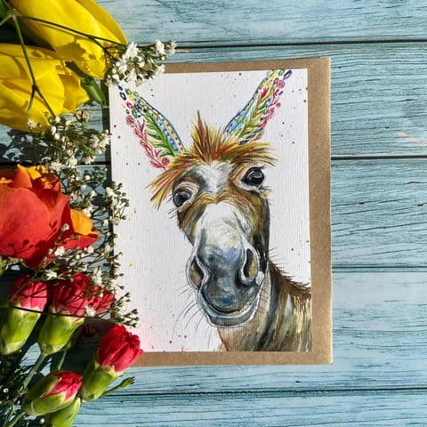 DYLAN THE DONKEY ECO CARD