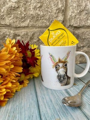 DYLAN THE DONKEY LARGE BONE CHINA MUG