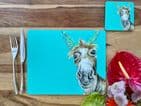 DYLAN THE DONKEY LUXURY CORK PLACEMAT