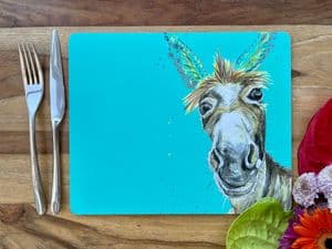 DYLAN THE DONKEY LUXURY CORK PLACEMAT