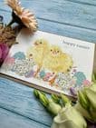 EASTER CHICKS ECO CARD