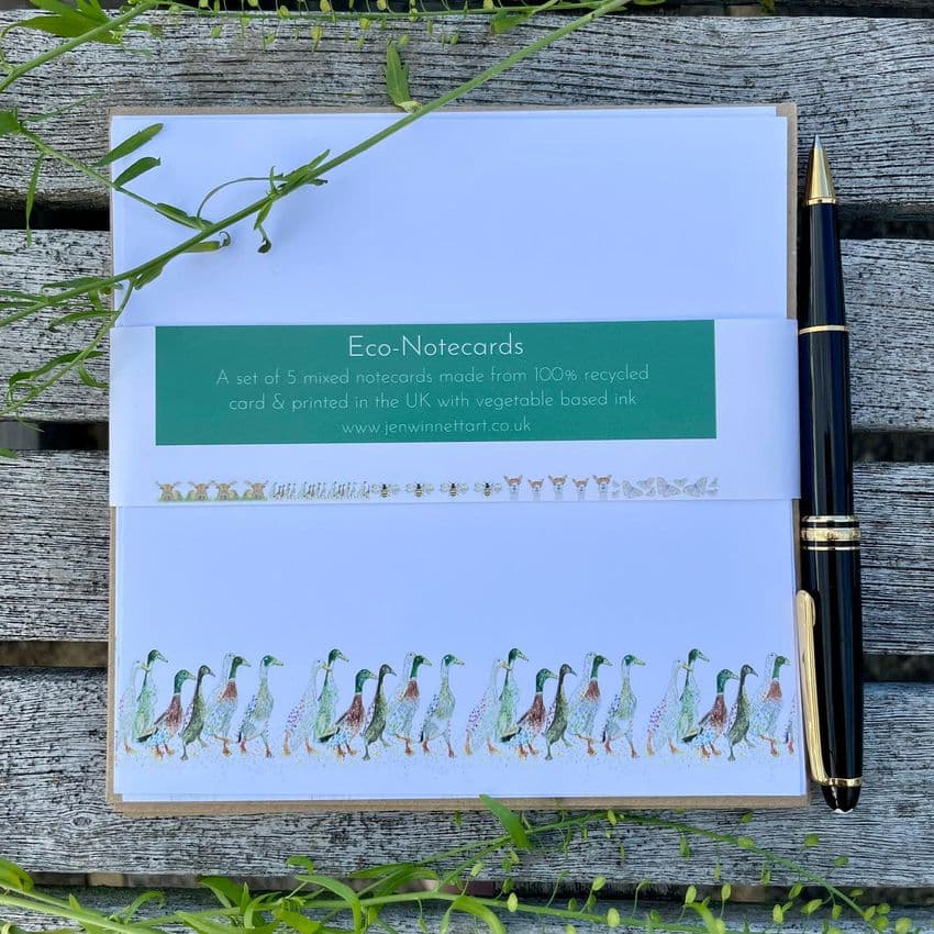 ECO NOTECARDS - PACK OF 5 MIXED DESIGNS