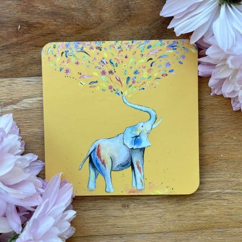 ELEPHANT LUXURY CORK COASTER