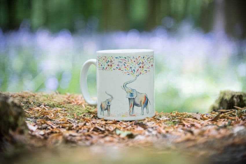 ELI THE ELEPHANT CHUNKY MUG