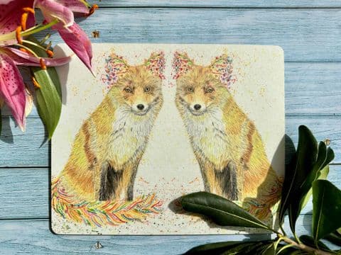 FABLE THE FOX LUXURY CORK PLACEMAT