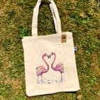 FAUNA AND FLORA FLAMINGOES  ECO BAG