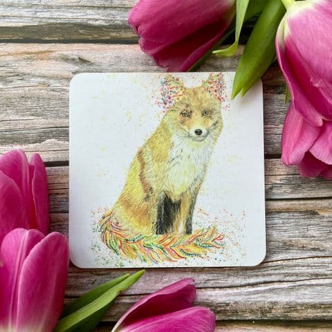 FELIX THE FOX LUXURY CORK COASTER