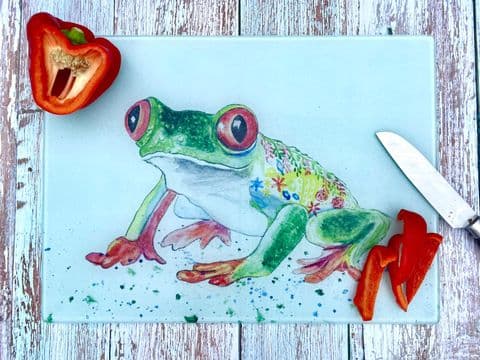FERGUS THE FROG CHOPPING BOARD