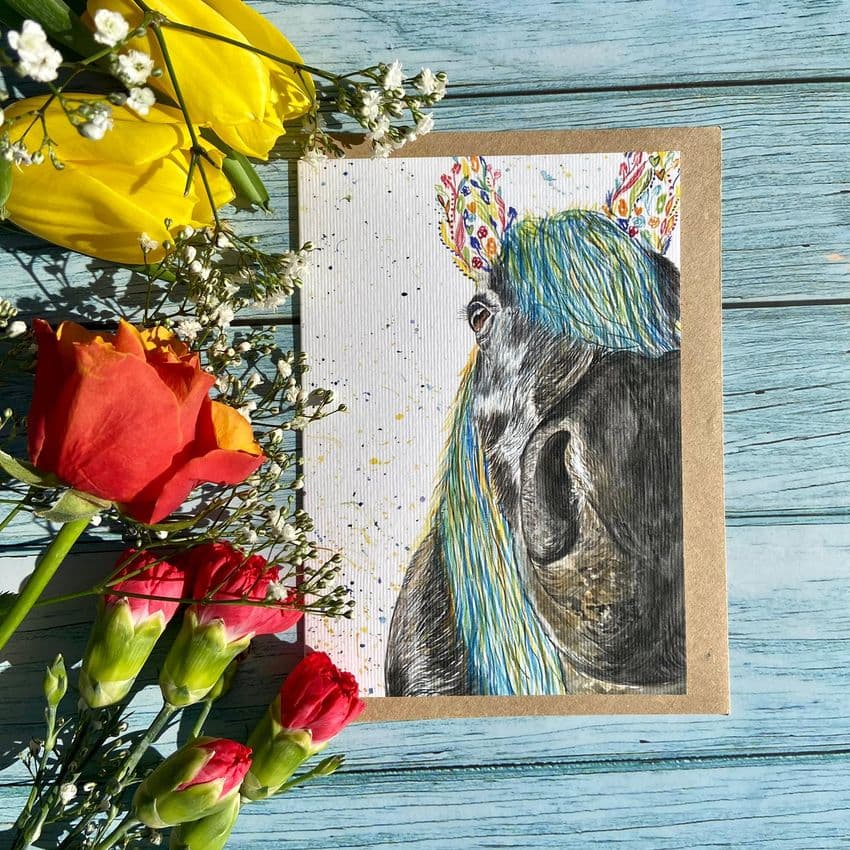 FINBAR THE PONY ECO-CARD