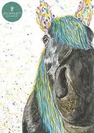 FINBAR THE PONY - SIGNED PRINT