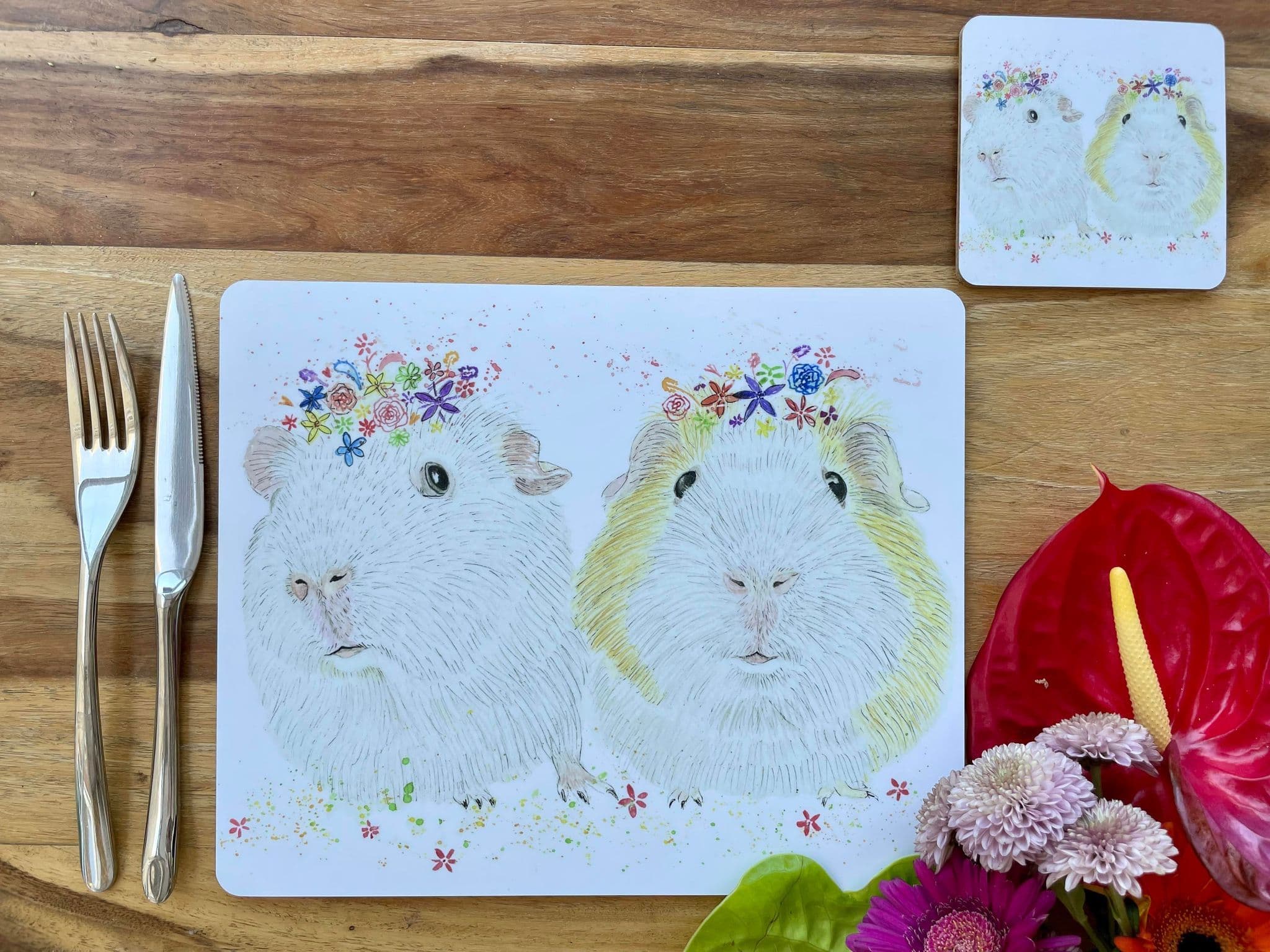 GUINEA PIG LUXURY CORK PLACEMAT
