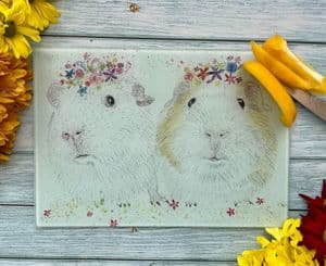 GUINEA PIGS MINI ECO CHOPPING BOARD/ WORKTOP SAVER
