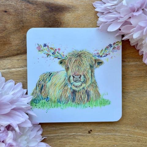 HAGRID THE HIGHLAND LUXURY CORK COASTER
