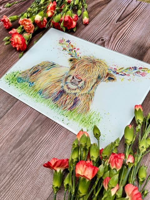 HAGRID THE HIGHLAND MINI ECO CHOPPING BOARD/ WORKTOP SAVER