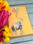 HAPPY BIRTHDAY- AN ELEPHANT NEVER FORGETS ECO CARD