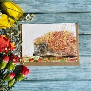 HAZEL THE HEDGEHOG ECO-CARD