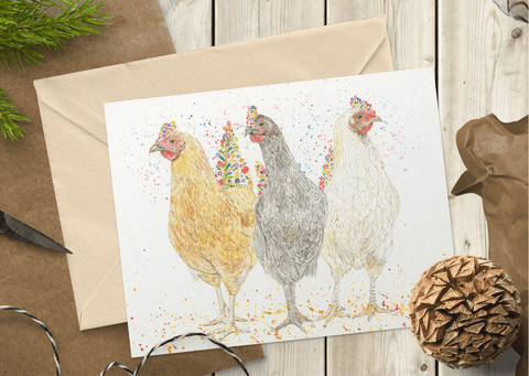 HENS / CHICKENS ECO CARD