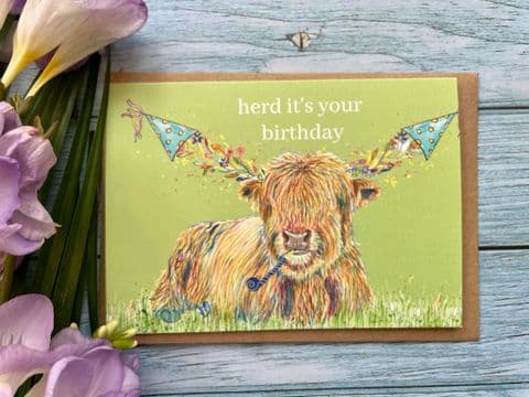 HERD IT'S YOUR BIRTHDAY ECO CARD