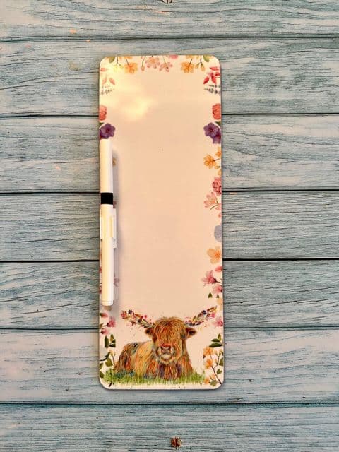 HIGHLAND COW MEMO BOARD