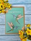 HUMMINGBIRDS MOTHERS DAY ECO-CARD