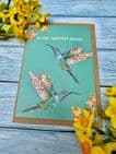 HUMMINGBIRDS MOTHERS DAY ECO-CARD