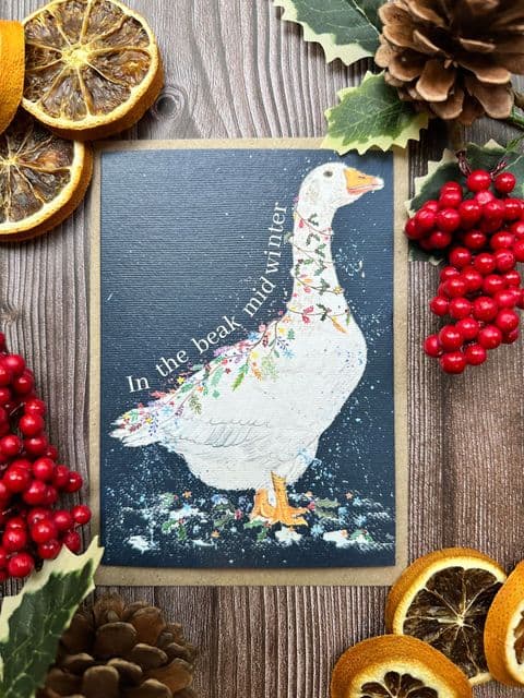 IN THE BEAK MIDWINTER CHRISTMAS ECO CARD
