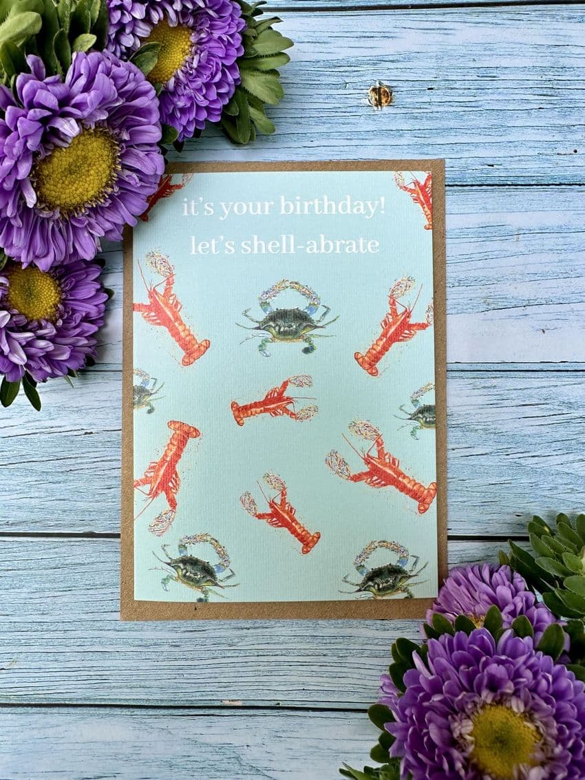 IT'S YOUR BIRTHDAY LET'S SHELLABRATE ECO CARD