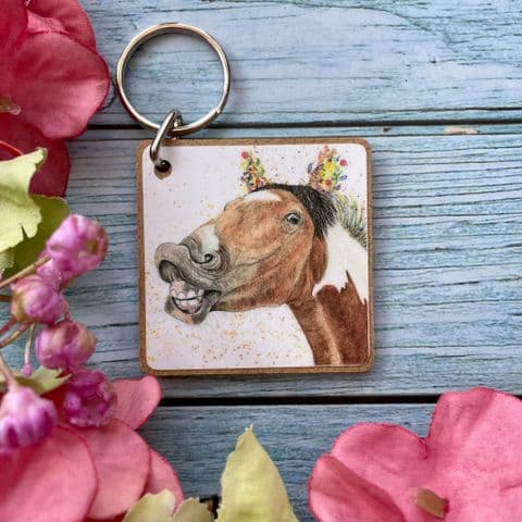 JESTER THE HORSE ECO KEYRING