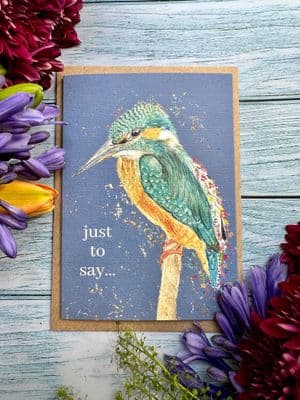 JUST TO SAY KINGFISHER ECO CARD