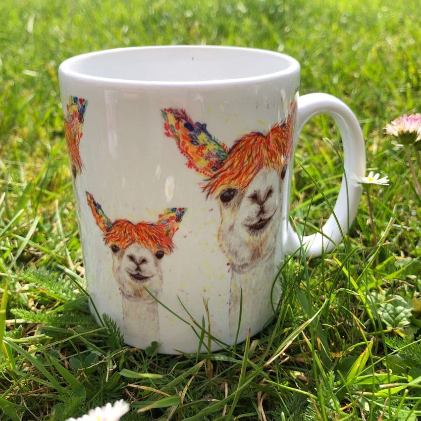 LILY THE LLAMA CHUNKY MUG