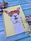 LLAMA LINED ECO FRIENDLY NOTEBOOK - A5 - UK MADE