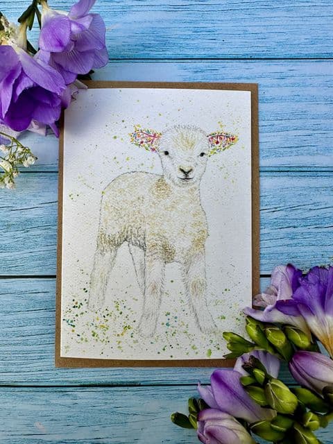LYRA THE LAMB ECO-CARD