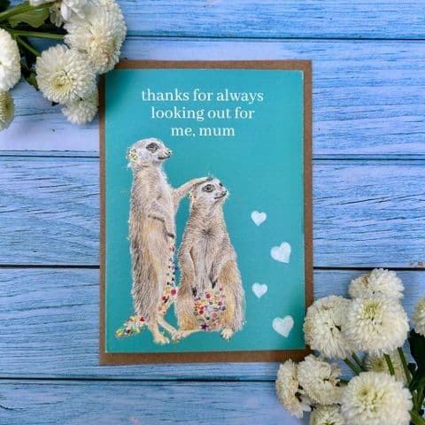 MEERKAT MOTHERS DAY ECO-CARD