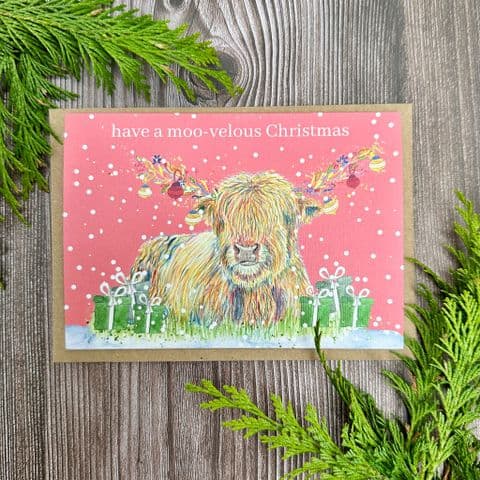 MERRY CHRISTMOOS ECO CARD