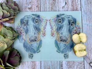 MOOSE THE DACHSHUND CHOPPING BOARD
