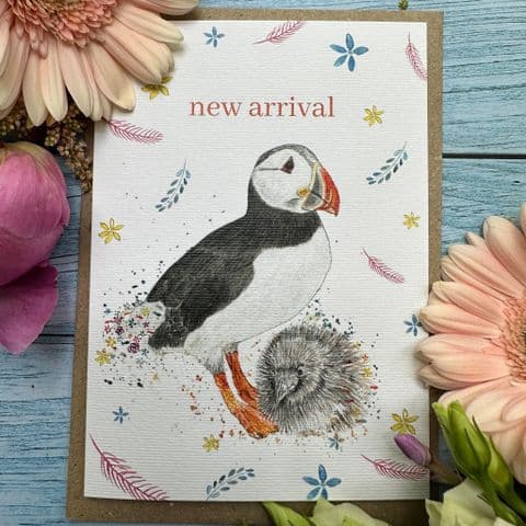 NEW ARRIVAL PUFFIN AND PUFFLING ECO-CARD