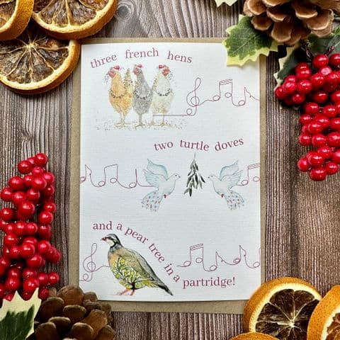ON THE FIRST DAY OF CHRISTMAS ECO CARD