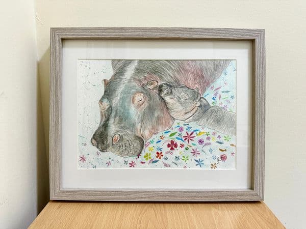 Original Hilda and Humphrey the Hippos