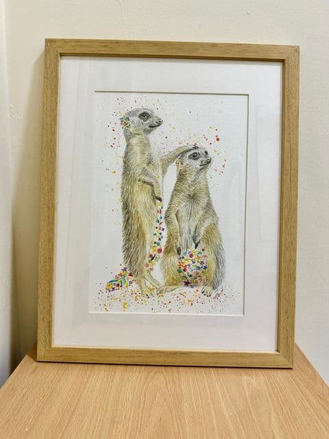 Original Mavis and Maurice the Meerkats