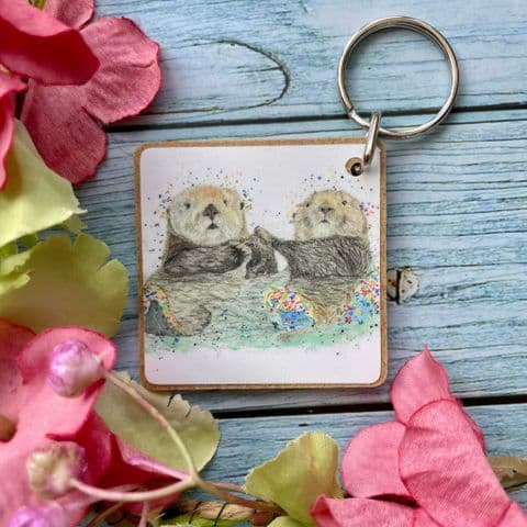 OTIS AND OPAL THE OTTERS ECO KEYRING
