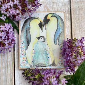 PENGUINS ECO FRIDGE MAGNET