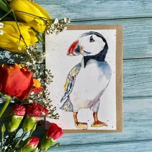 PERCY THE PUFFIN ECO-CARD